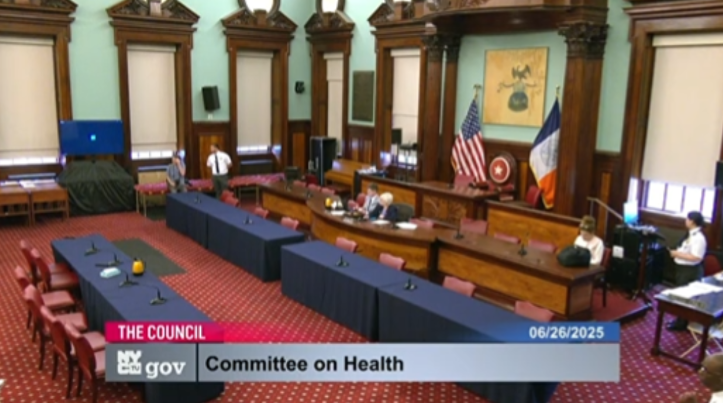 The Committee of Health convened at City Hall.